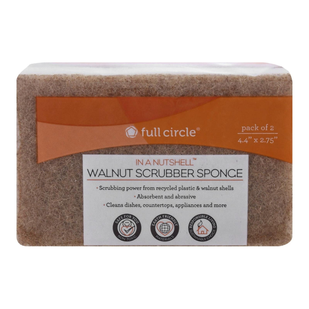 Full Circle Home - Spng Walnt Scrbr In Ntshl - Cs Of 6 - 2 Ct - Maras Green